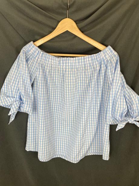 Karo blúzka, h&m,36