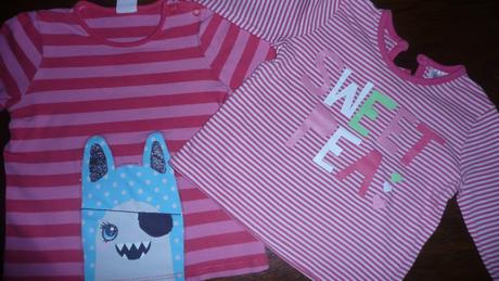 Tričká 2ks, h&m,80