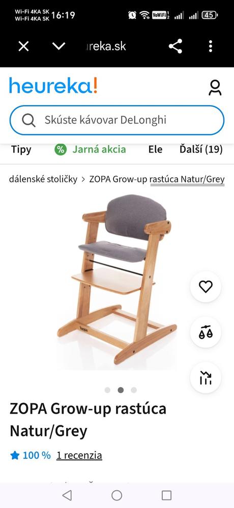 Stolička zopa + návleky, zopa