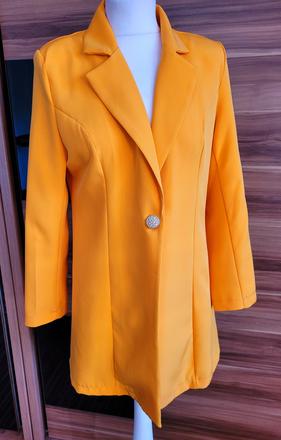 Oranžové sako, veľkosť m, l, m