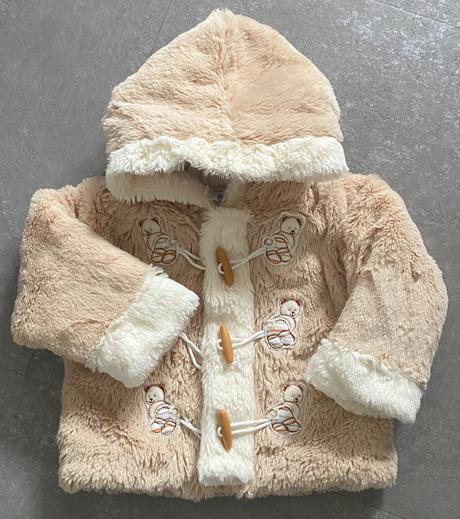 Prechodný teddy kabátik veľ. 6-9m, 74