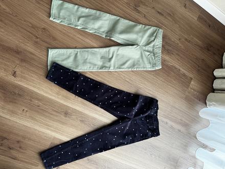 Jeggins 128, h&m, 2ks, s dopor. postou, h&m,128