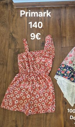 Overal šaty, primark,134