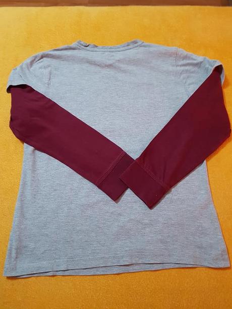 Tričko 2v1 s dlhým rukávom č.140, f&f,140