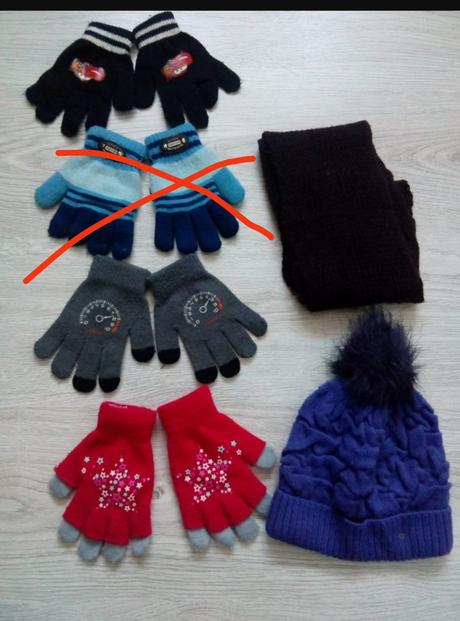 Rukavicky,ciapka,sal, 122