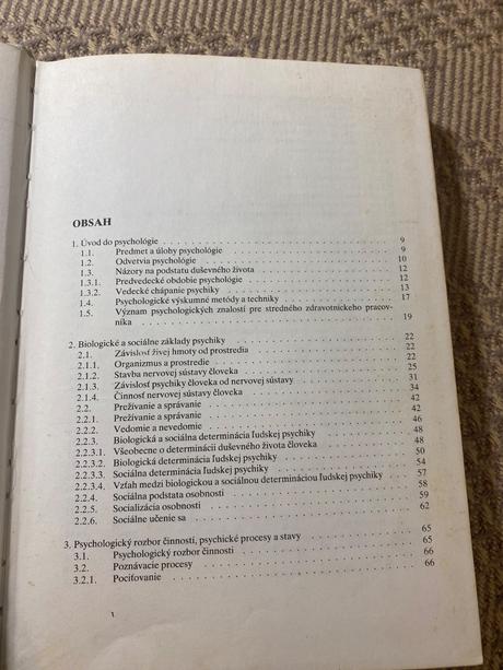 Psychológia učebnice pre stredné zdravotnícke škol,