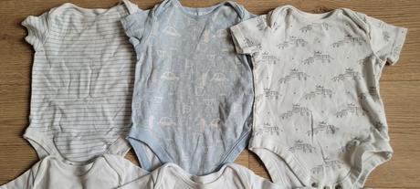 Body s krátkym rukávom 6ks, f&f,80
