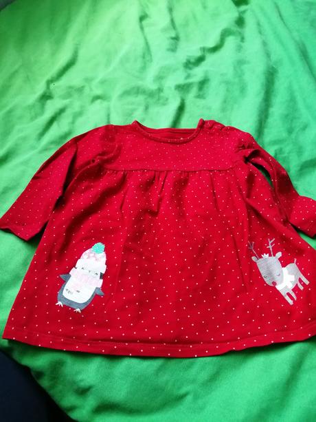 Šaty vianočné, f&f,74
