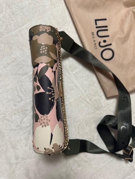 Khaki ružová kabelka na plece zn. liu jo originál, liu jo