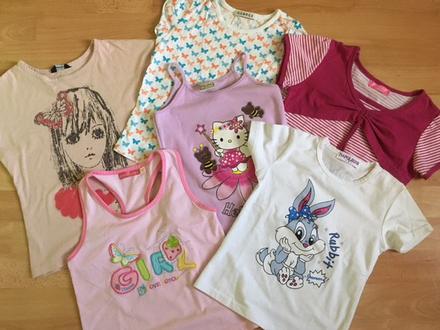 Balík letných tričiek - veľ.110/116, 110