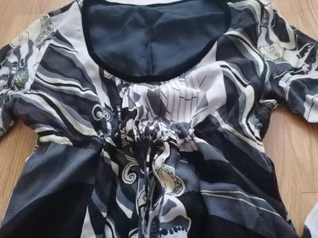 Čierno-biele šaty, benetton,s