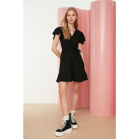 Dámske šaty trendyol frill, s