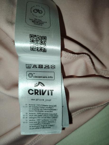 Športové tričko crivit, 44