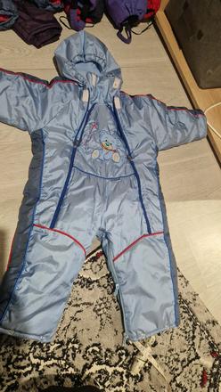 Zateplená zimná kombinéza, overal, 86