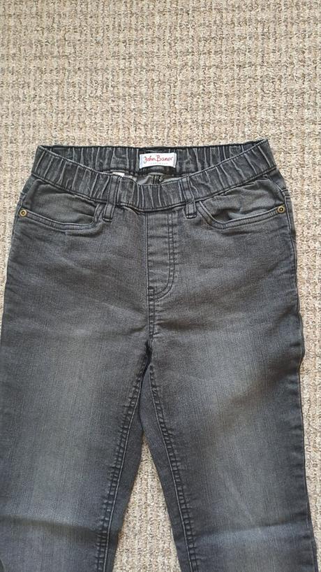 Čierne riflové leginy 34, bonprix,34