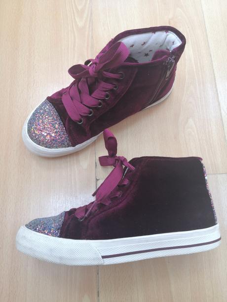 Gliterove kotnikove tenisky, marks & spencer,33