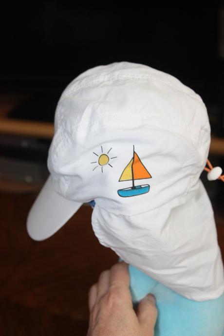 Šiltovka s plachtičkou na krk a spf30, 116