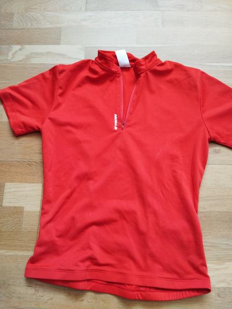 Elastický nový cyklodres, decathlon,146 / 152
