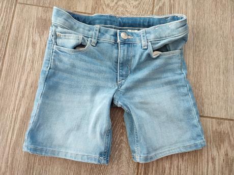 Riflové kraťasy nenosene, h&m,122