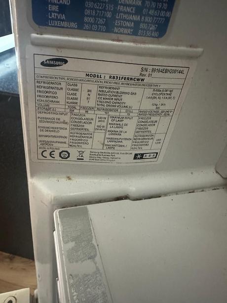 Chladnička s mrazákom samsung, samsung