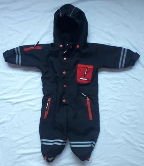 Unisex cierna zimna kombineza, 80