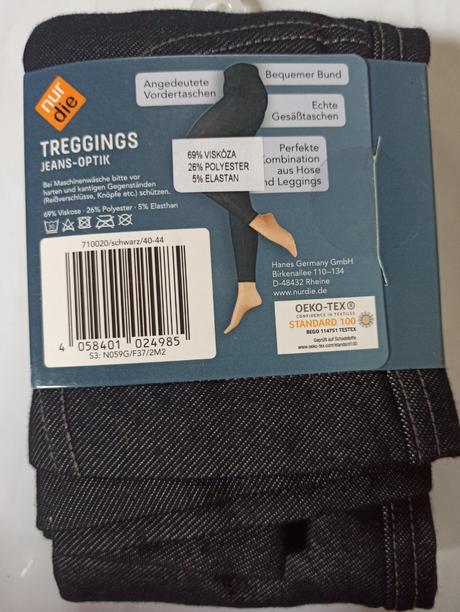 Nohavicové legíny/tregíny, 38 - s