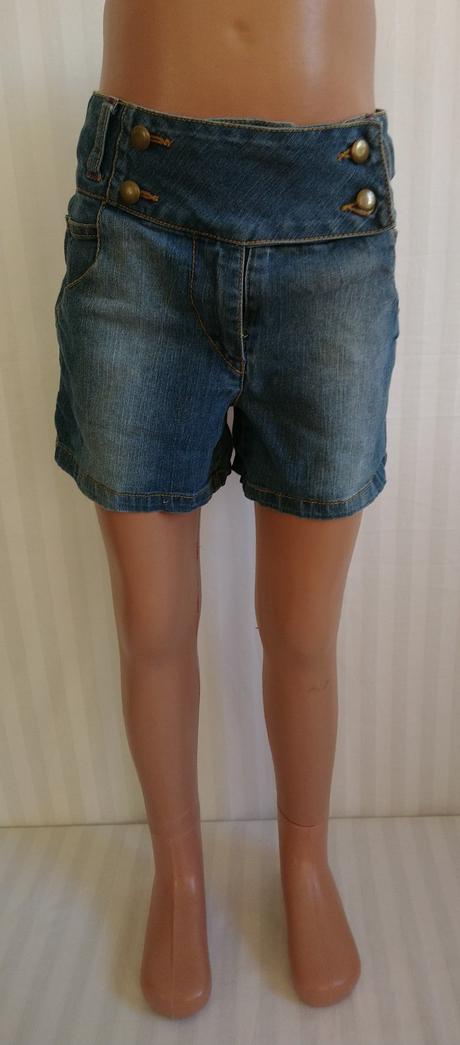 Dievčenské modré elastické šortky, toutcomptefait, 128