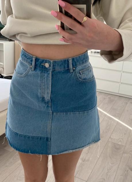 Riflová sukňa, sinsay,l