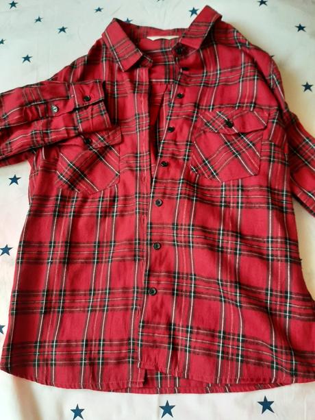 Športová, kockovaná košeľa, 38