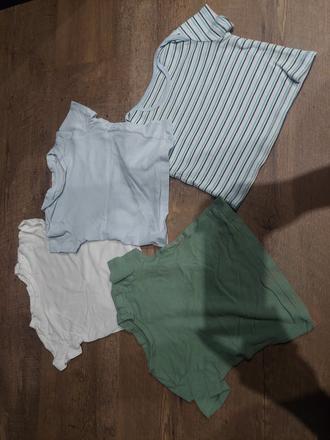 4x tricko kratky rukav, sinsay,74