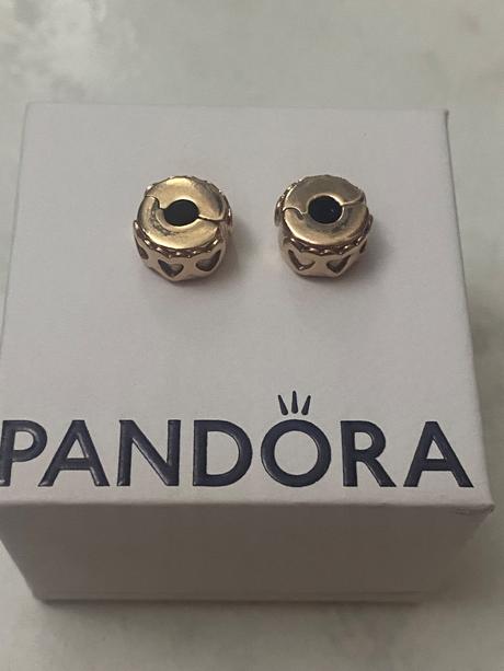 Pandora rosegold klipy, pandora
