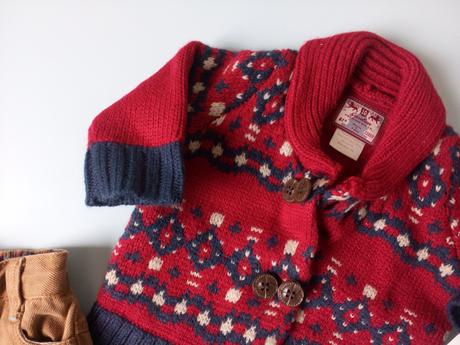 Svetrík s riflami mamas & papas, mamas & papas,56