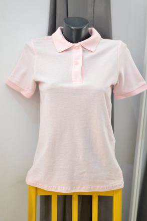 Svetloružová polokošeľa s, s