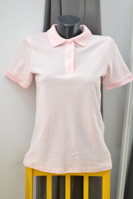 Svetloružová polokošeľa s, s