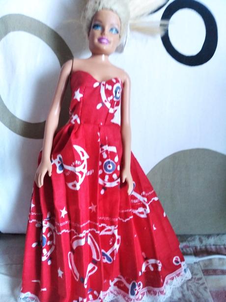 Oblečenie,zavoj pre barbie, 