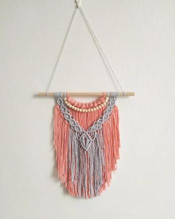 Macrame závesná dekorácia, 