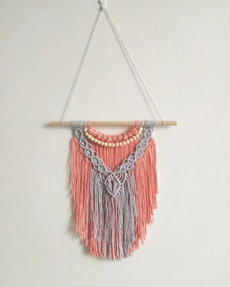 Macrame závesná dekorácia, 