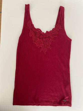 Bordove tielko hollister, hollister,m