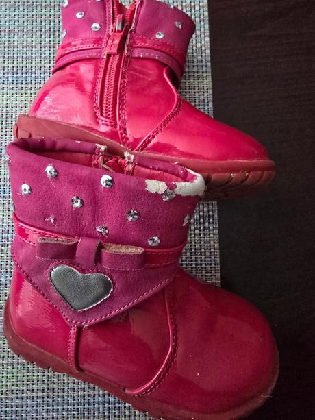3x ružové čižmičky, 21
