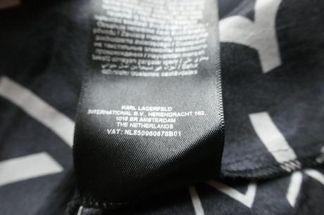 Karl lagerfeld satenove original monogram s/xs, s