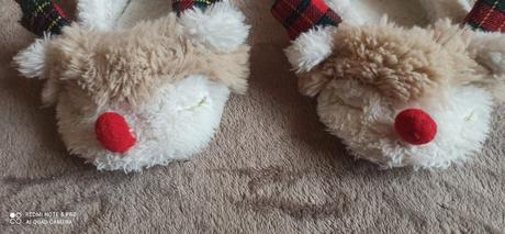 Teplé  vianočné papučky veľ.25-26, 26