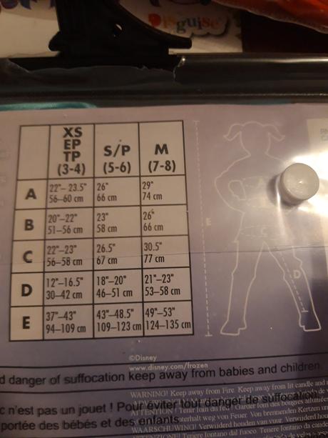 Kostým elza (frozen 2),