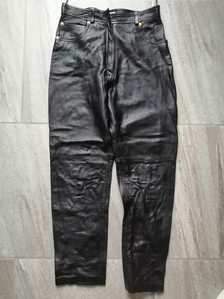 Luxusné kožené nohavice apart, v36-38, 36