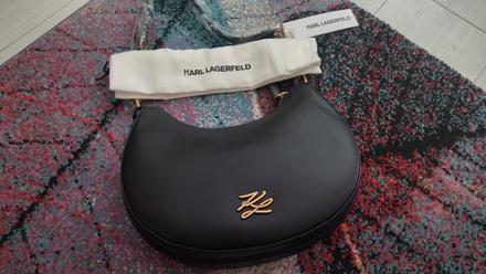 Kožená kabelka karl lagerfeld, 