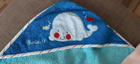 Froté uterák (osuška), motív veľryba,