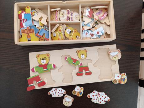 Drevená hračka vkladačka,