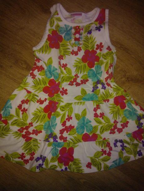 Kvetované šaty, veľ. písaná 2-3 roky, cherokee,92