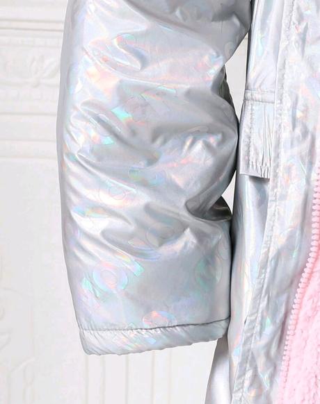 Vetrovkovy kabát zateplený kožušinkou, 128 / 134 / 140 / 146 / 152