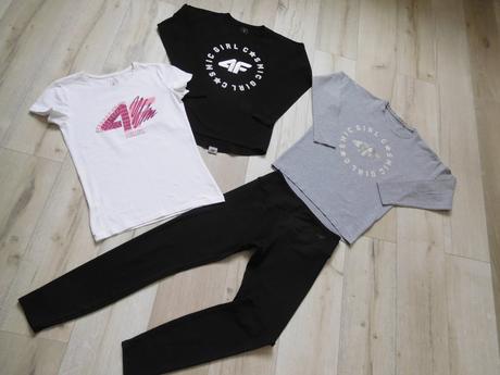 4f  tričká bavlnené+legíny,  158v, alebo s,, 158–170