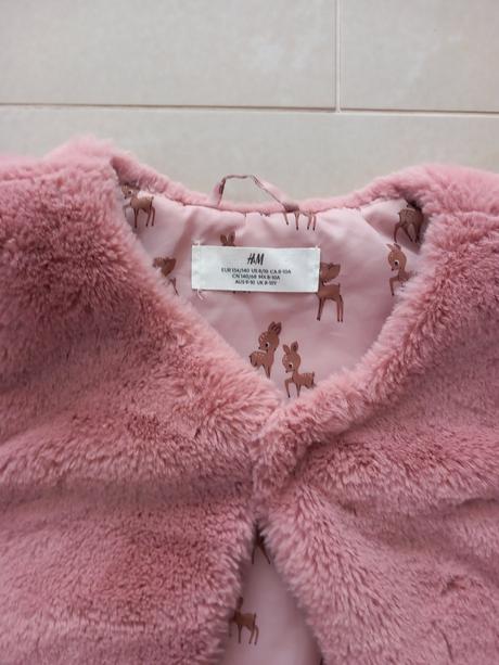 Kozusinova vesta, h&m,134